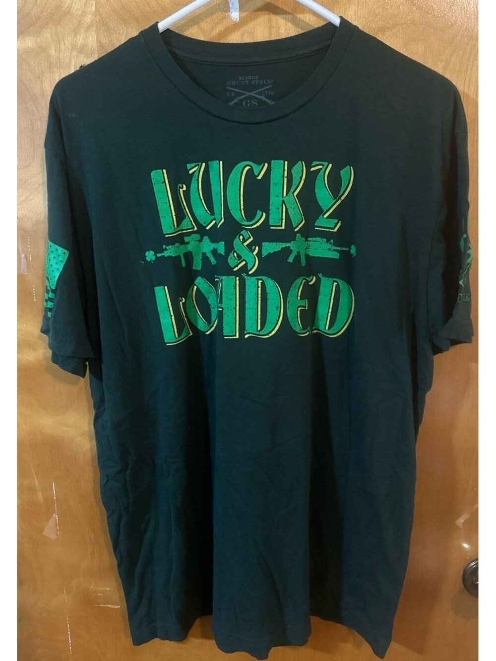 Grunt Style Lucky and Loaded Tshirt size XL
